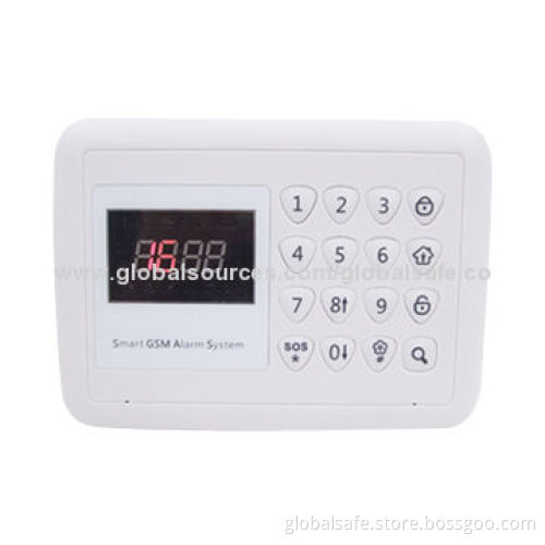 Wireless intruder GSM alarm system, supports 120 wireless defense zones/10 seconds voice playback